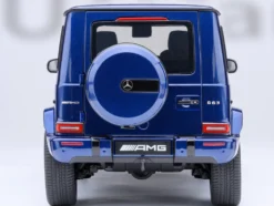 2019 Mercedes-Benz AMG G63 Brilliant Blue Metallic 1/18 Model Car by Autoart
