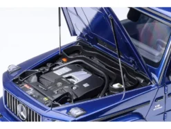 2019 Mercedes-Benz AMG G63 Brilliant Blue Metallic 1/18 Model Car by Autoart