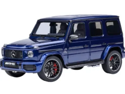 2019 Mercedes-Benz AMG G63 Brilliant Blue Metallic 1/18 Model Car by Autoart