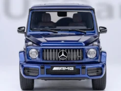 2019 Mercedes-Benz AMG G63 Brilliant Blue Metallic 1/18 Model Car by Autoart