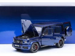 2019 Mercedes-Benz AMG G63 Brilliant Blue Metallic 1/18 Model Car by Autoart