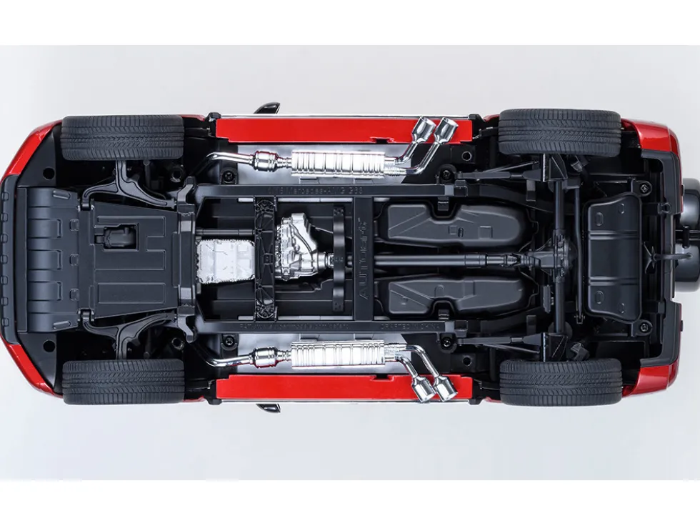 2019 Mercedes-Benz AMG G63 Cardinal Red Metallic 1/18 Model Car by Autoart