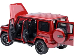2019 Mercedes-Benz AMG G63 Cardinal Red Metallic 1/18 Model Car by Autoart