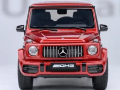 2019 Mercedes-Benz AMG G63 Cardinal Red Metallic 1/18 Model Car by Autoart