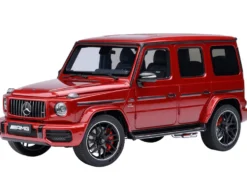 2019 Mercedes-Benz AMG G63 Cardinal Red Metallic 1/18 Model Car by Autoart