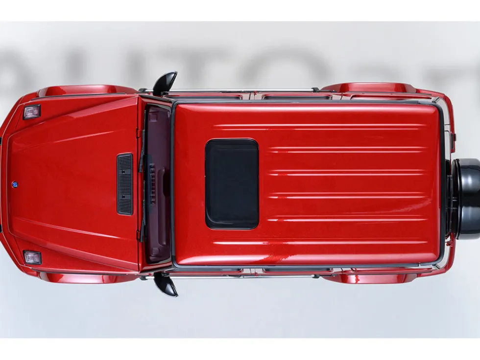 2019 Mercedes-Benz AMG G63 Cardinal Red Metallic 1/18 Model Car by Autoart