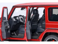2019 Mercedes-Benz AMG G63 Cardinal Red Metallic 1/18 Model Car by Autoart