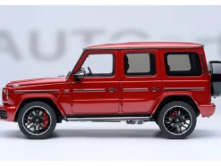 2019 Mercedes-Benz AMG G63 Cardinal Red Metallic 1/18 Model Car by Autoart