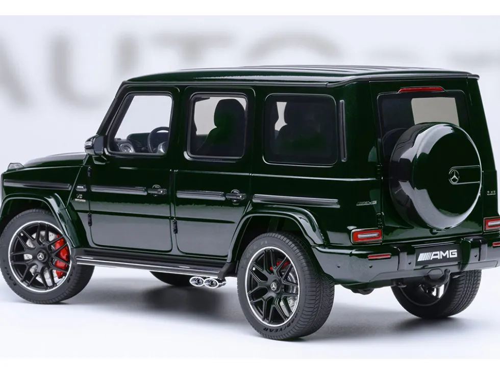 2019 Mercedes-Benz AMG G63 Emerald Green Metallic 1/18 Model Car by Autoart