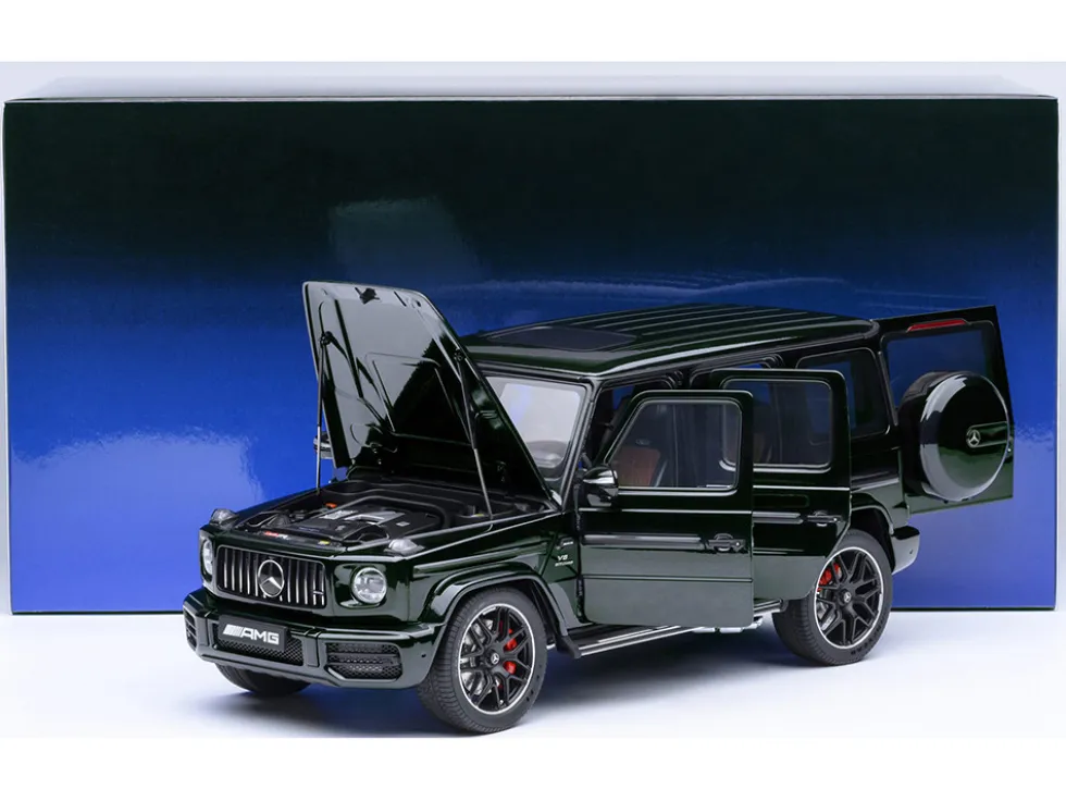 2019 Mercedes-Benz AMG G63 Emerald Green Metallic 1/18 Model Car by Autoart