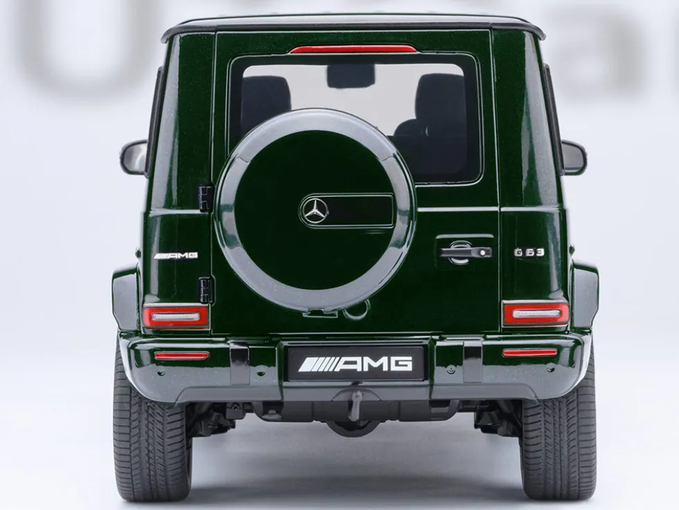 2019 Mercedes-Benz AMG G63 Emerald Green Metallic 1/18 Model Car by Autoart