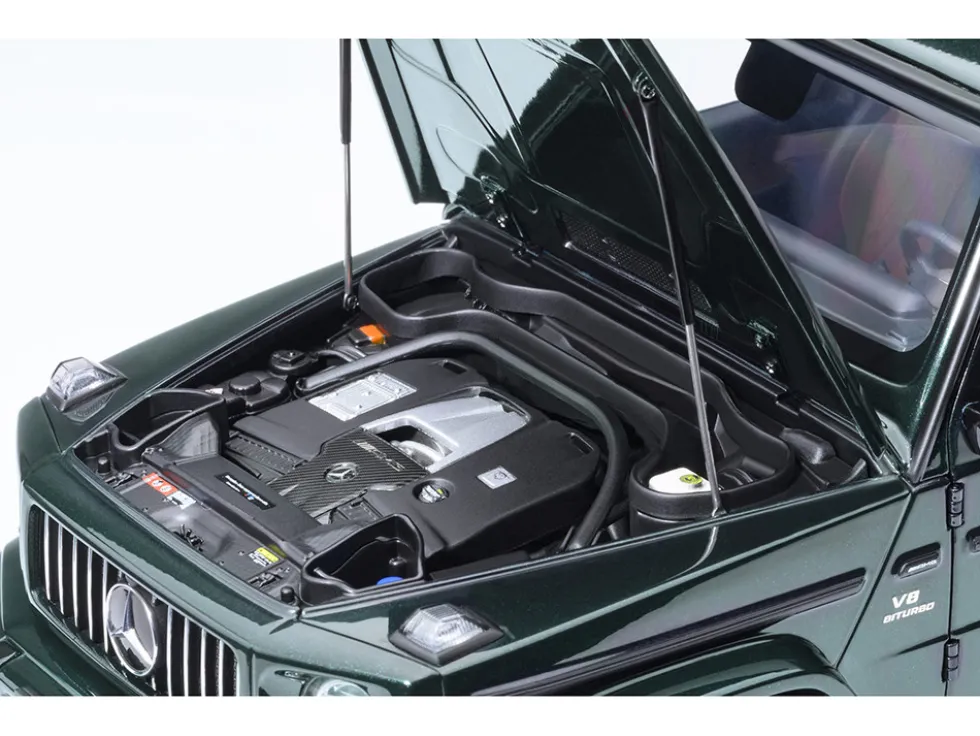 2019 Mercedes-Benz AMG G63 Emerald Green Metallic 1/18 Model Car by Autoart