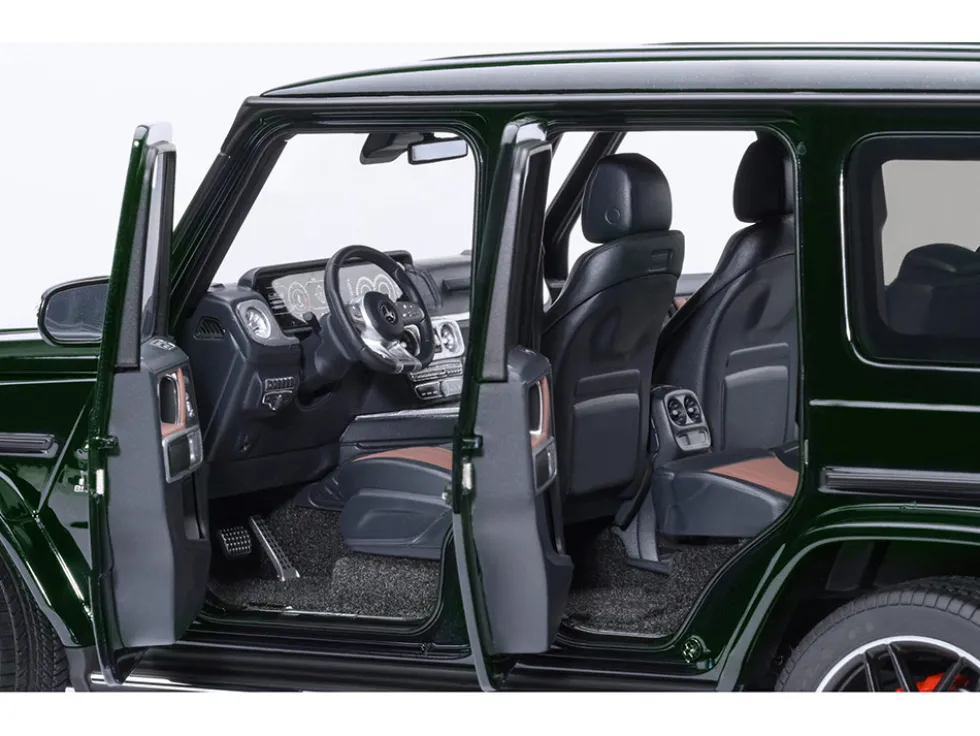 2019 Mercedes-Benz AMG G63 Emerald Green Metallic 1/18 Model Car by Autoart