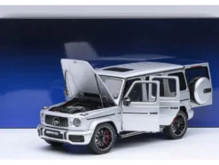 2019 Mercedes-Benz AMG G63 Iridium Silver Metallic 1/18 Model Car by Autoart