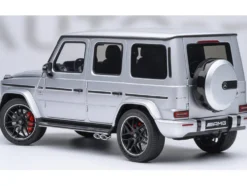 2019 Mercedes-Benz AMG G63 Iridium Silver Metallic 1/18 Model Car by Autoart