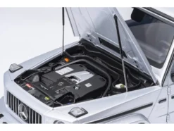 2019 Mercedes-Benz AMG G63 Iridium Silver Metallic 1/18 Model Car by Autoart