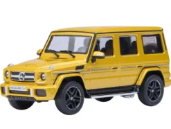 2017 Mercedes-Benz AMG G 63 Solar Beam Yellow 1/64 Model Car by Autoart