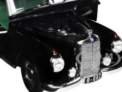 1955 Mercedes Benz 300 Black German Chancellor Konrad Adenauer 1/18 Diecast Model Car Norev 183707