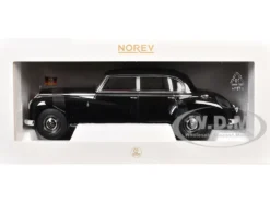 1955 Mercedes Benz 300 Black German Chancellor Konrad Adenauer 1/18 Diecast Model Car Norev 183707