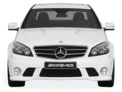 2007 Mercedes-Benz C63 AMG Diamond White 1/18 Model Car by GT Spirit