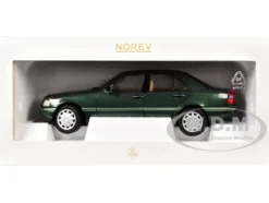 1993 Mercedes-Benz C-Class Malachite Green Metallic 1/18 Diecast Model Car by Norev