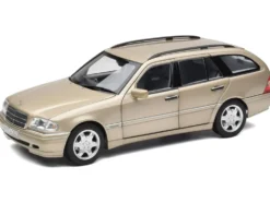 1997 Mercedes-Benz C-Class T-Model Smoke Silver Metallic 1/18 Diecast Model Car by Norev