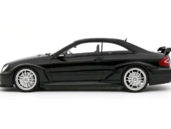 2004 Mercedes-Benz C209 CLK DTM AMG Coupe Obsidian Black Metallic Limited Edition to 999 pieces Worldwide 1/18 Model Car by Otto Mobile
