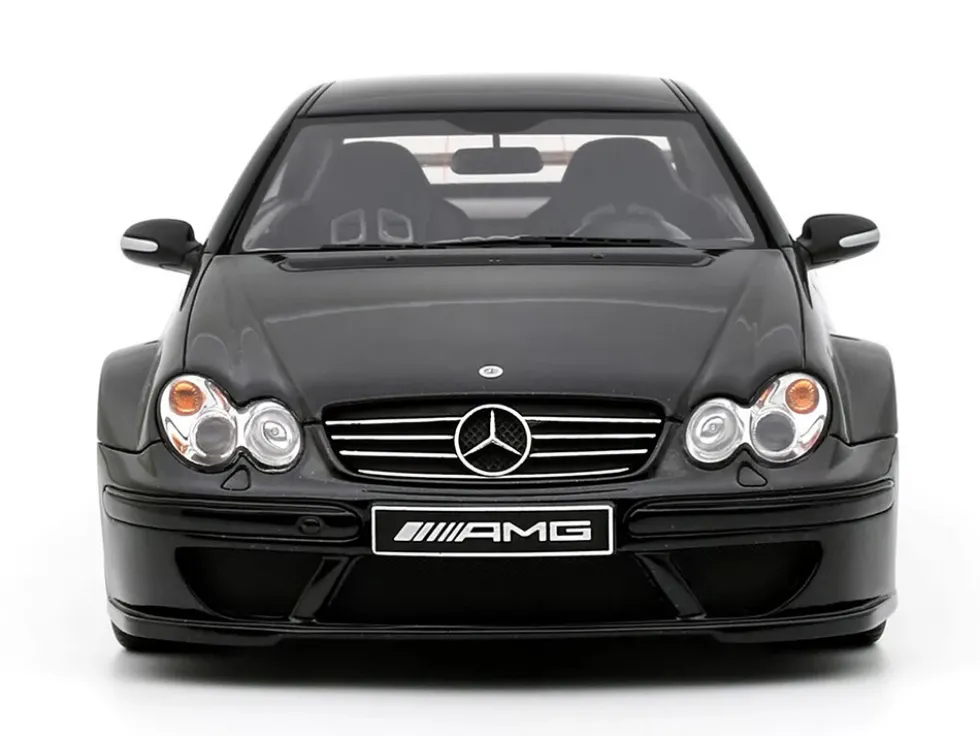 2004 Mercedes-Benz C209 CLK DTM AMG Coupe Obsidian Black Metallic Limited Edition to 999 pieces Worldwide 1/18 Model Car by Otto Mobile