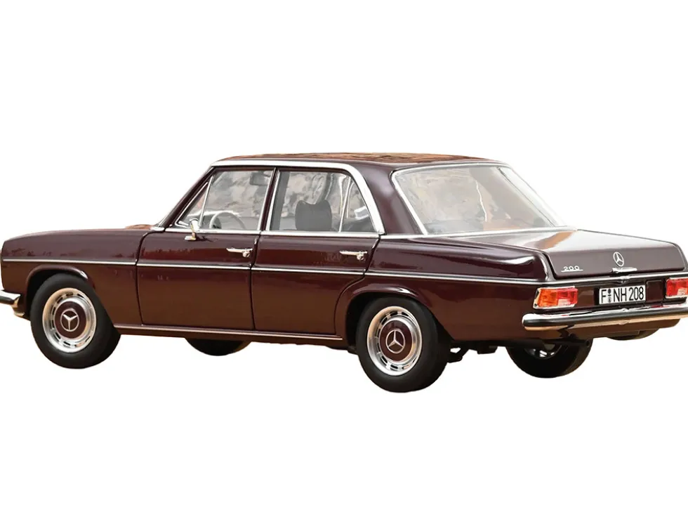 1968 Mercedes-Benz 200 Dark Red Brown 1/18 Diecast Model Car by Norev