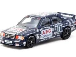 Mercedes-Benz 190 E 2.5-16 EVO 1 #11 Dany Snobeck "Deutsche Tourenwagen Meisterschaft (DTM)" (1989) "Global64" Series 1/64 Diecast Model by Tarmac Works