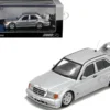 Mercedes-Benz 190E 2.5-16 Evolution II Silver Metallic 1/64 Diecast Model Car by Inno Models