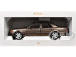 1990 Mercedes-Benz 500 E Impala Brown Metallic 1/18 Diecast Model Car by Norev