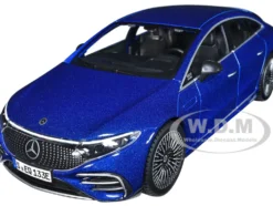 Mercedes-Benz EQS Blue Metallic Special Edition Series 1/27 Diecast Model Car Maisto 32902