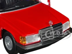 Mercedes Benz 190 E 2 6 Red 1/24 Diecast Model Car Bburago 21103rd
