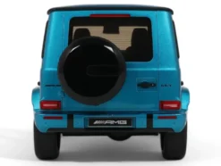 2024 Mercedes-Benz G 63 AMG Hyper Blue Magno Metallic 1/18 Model Car by GT Spirit