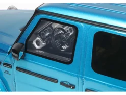 2024 Mercedes-Benz G 63 AMG Hyper Blue Magno Metallic 1/18 Model Car by GT Spirit