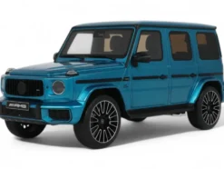 2024 Mercedes-Benz G 63 AMG Hyper Blue Magno Metallic 1/18 Model Car by GT Spirit