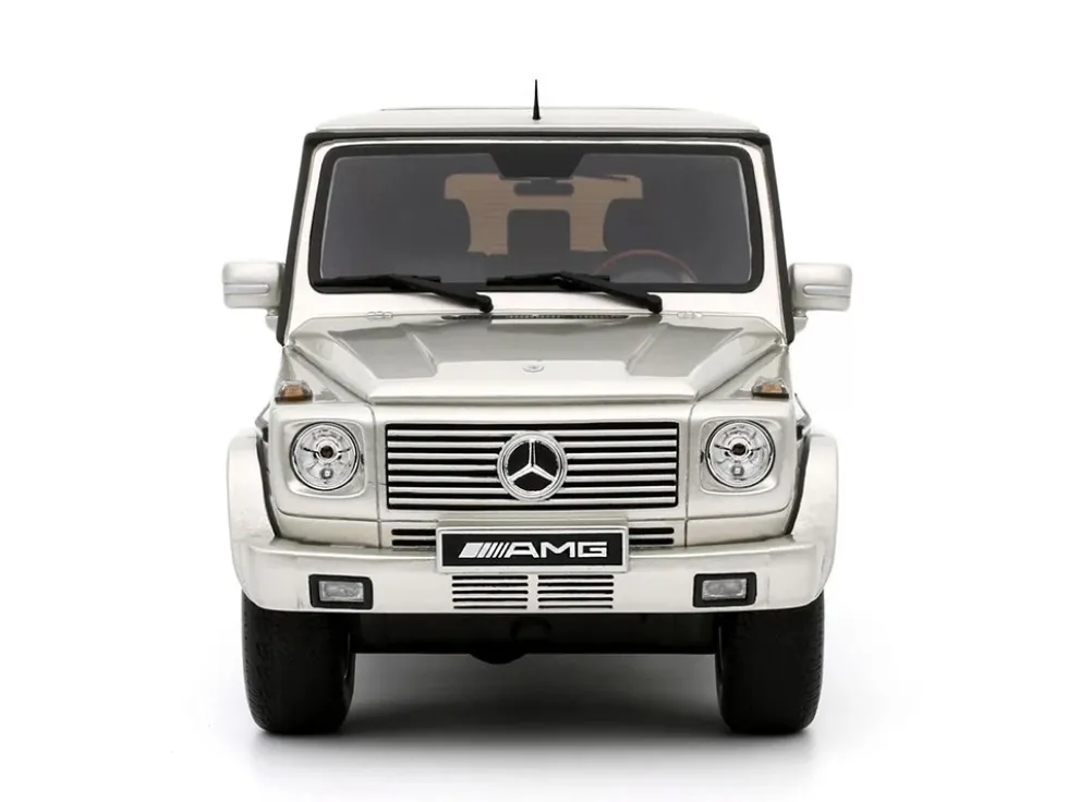 2003 Mercedes-Benz G-Class 55 AMG Iridium Silver Metallic Limited Edition to 999 pieces Worldwide 1/18 Model Car by Otto Mobile