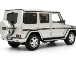 2003 Mercedes-Benz G-Class 55 AMG Iridium Silver Metallic Limited Edition to 999 pieces Worldwide 1/18 Model Car by Otto Mobile