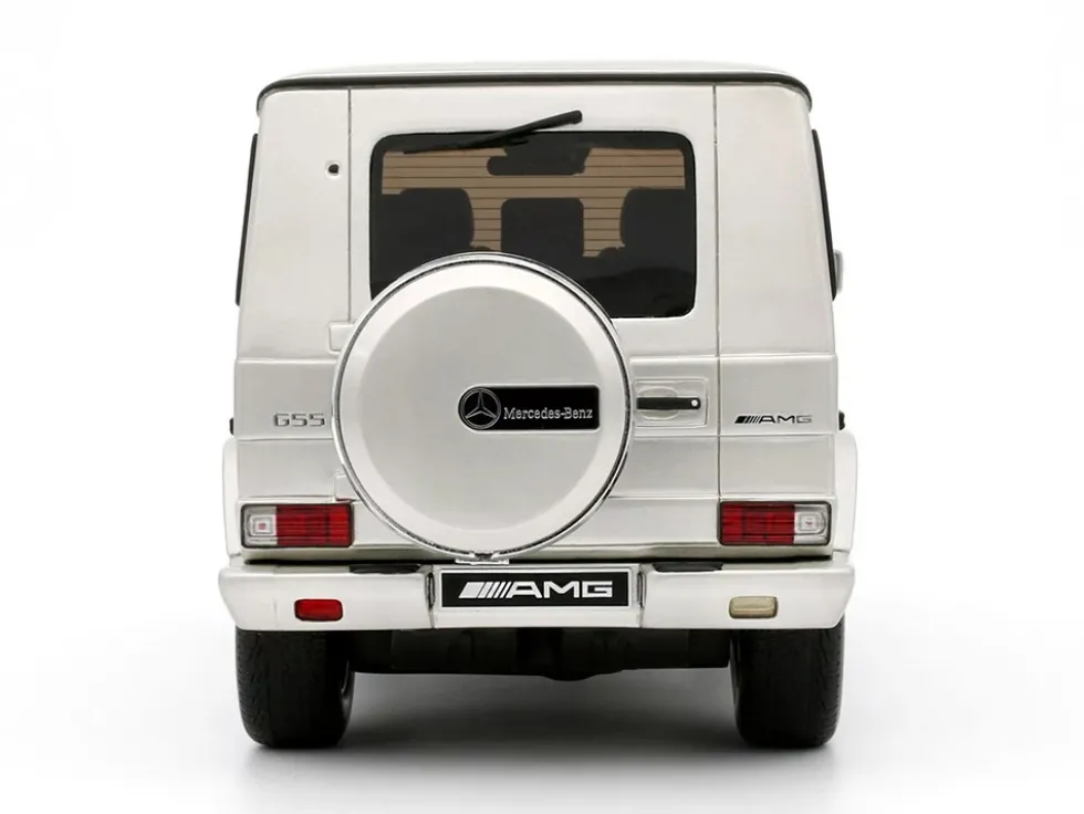 2003 Mercedes-Benz G-Class 55 AMG Iridium Silver Metallic Limited Edition to 999 pieces Worldwide 1/18 Model Car by Otto Mobile