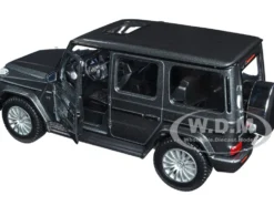 2019 Mercedes Benz G-Class with Sunroof Dark Gray Metallic 1/25 Diecast Model Car Maisto 31531