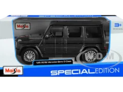 2019 Mercedes Benz G-Class with Sunroof Dark Gray Metallic 1/25 Diecast Model Car Maisto 31531