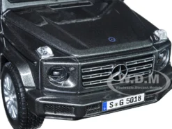 2019 Mercedes Benz G-Class with Sunroof Dark Gray Metallic 1/25 Diecast Model Car Maisto 31531