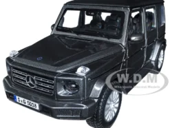 2019 Mercedes Benz G-Class with Sunroof Dark Gray Metallic 1/25 Diecast Model Car Maisto 31531