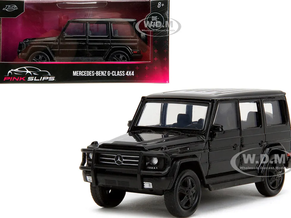 Mercedes Benz G Class 4x4 Black Pink Slips Series 1/32 Diecast Model Car Jada 34665