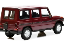 1980 Mercedes-Benz G-Model LWB Dark Red Black Stripes Limited Edition 402 pieces Worldwide 1/18 Diecast Model Car Minichamps 155038102