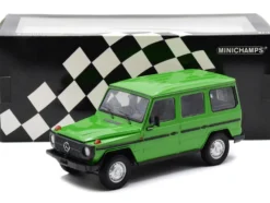 1980 Mercedes-Benz G-Model LWB Green Black Stripes Limited Edition 402 pieces Worldwide 1/18 Diecast Model Car Minichamps 155038101