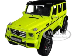 Mercedes Benz G500 4X4 2 Electric Beam Yellow 1/18 Model Car Autoart 76319