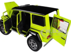 Mercedes Benz G500 4X4 2 Electric Beam Yellow 1/18 Model Car Autoart 76319