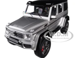 Mercedes Benz G500 4X4 2 Silver 1/18 Model Car Autoart 76318